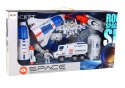 LEAN Toys Zestaw Misja Kosmiczna Rakieta Kosmos Statki Space Pojazdy 12 ele