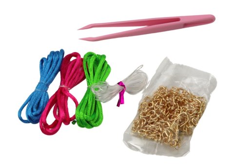 LEAN Toys Zestaw Piękności Do Tworzenia Biżuterii W Szkatułce Zawieszki Spinki