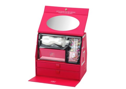 LEAN Toys Zestaw Piękności Kreatywny W Kuferku Do Tworzenia Kreacji Akcesoria LEAN Toys Zestaw Piękności Kreatywny W Kuferku Do Tworzenia Kreacji Akcesoria