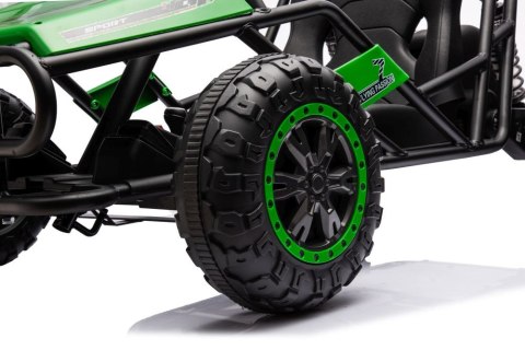 LEAN CARS Auto Na Akumulator Buggy A8812 Zielone 24V LEAN CARS Auto Na Akumulator Buggy A8812 Zielone 24V