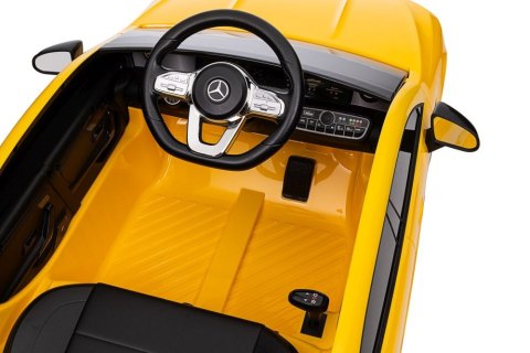 LEAN CARS Auto Na Akumulator Mercedes CLA 45s AMG Żółty 4x4 LEAN CARS Auto Na Akumulator Mercedes CLA 45s AMG Żółty 4x4
