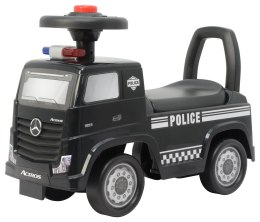 LEAN CARS Jeździk Mercedes Actros Policja 3316A Czarny