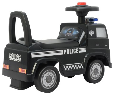 LEAN CARS Jeździk Mercedes Actros Policja 3316A Czarny LEAN CARS Jeździk Mercedes Actros Policja 3316A Czarny
