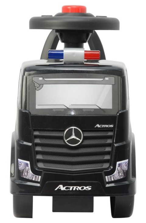 LEAN CARS Jeździk Mercedes Actros Policja 3316A Czarny LEAN CARS Jeździk Mercedes Actros Policja 3316A Czarny