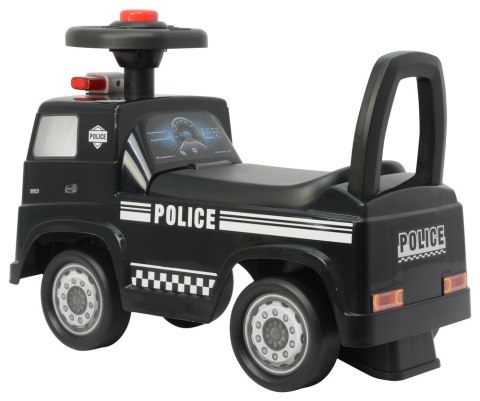 LEAN CARS Jeździk Mercedes Actros Policja 3316A Czarny LEAN CARS Jeździk Mercedes Actros Policja 3316A Czarny