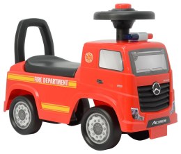 LEAN CARS Jeździk Mercedes Actros Policja 3316A Czerwony