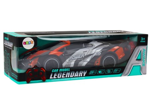 LEAN Toys Auto Sportowe Zdalnie Sterowane RC 1:10 Pomarańczowe Prędkość 25 km/h