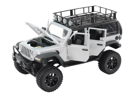 LEAN Toys Auto Terenowe Zdalnie Sterowane RC 2.4G Napęd 4x4 Szary