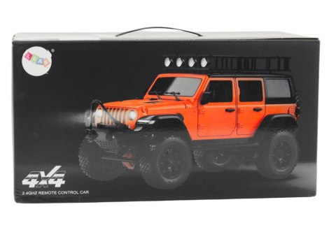 LEAN Toys Auto Terenowe Zdalnie Sterowane RC 2.4G Napęd 4x4 Szary