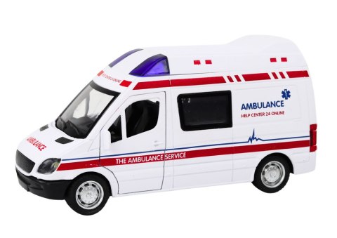 LEAN Toys Baza Służb Ratunkowych Pogotowie Ambulans Światła Dźwięki