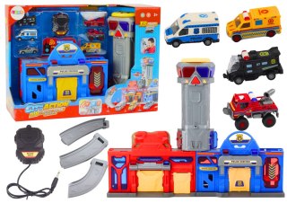 LEAN Toys Baza Straż Pożarna Policja Centrum Dowodzenia Pojazdy 6 Szt