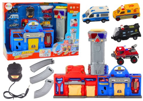 LEAN Toys Baza Straż Pożarna Policja Centrum Dowodzenia Pojazdy 6 Szt