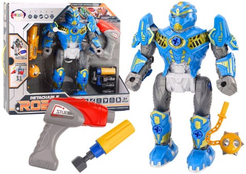 LEAN Toys Robot Do Skręcania Broń Wiertarka Śrubokręt Światła Dźwięk Niebieski LEAN Toys Robot Do Skręcania Broń Wiertarka Śrubokręt Światła Dźwięk Niebieski