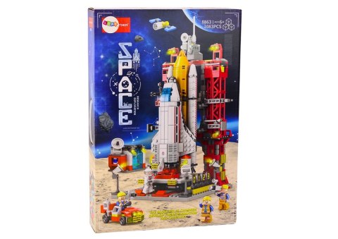 LEAN Toys Statek Kosmiczny Klocki Konstrukcyjne Kosmos Platforma Startowa 1083 el. LEAN Toys Statek Kosmiczny Klocki Konstrukcyjne Kosmos Platforma Startowa 1083 el.