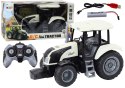 LEAN Toys Traktor Zdalnie Sterowany RC 2.4G Dźwięki Biały