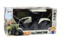 LEAN Toys Traktor Zdalnie Sterowany RC 2.4G Dźwięki Biały
