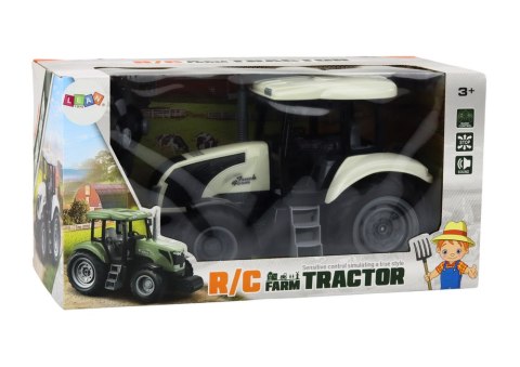 LEAN Toys Traktor Zdalnie Sterowany RC 2.4G Dźwięki Biały LEAN Toys Traktor Zdalnie Sterowany RC 2.4G Dźwięki Biały