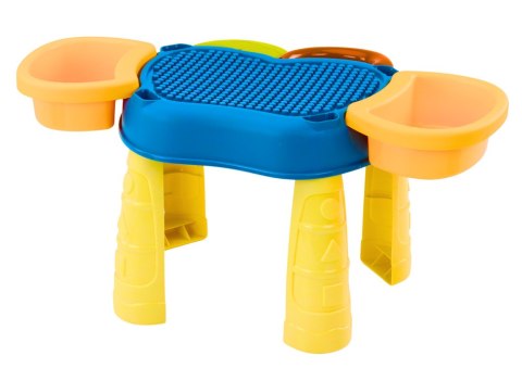 LEAN Toys Wielofunkcyjny Stolik 4w1 Klocki Łowienie Ryb Rysowanie Niebieski LEAN Toys Wielofunkcyjny Stolik 4w1 Klocki Łowienie Ryb Rysowanie Niebieski