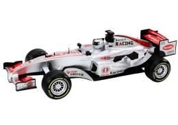 LEAN Toys Wyścigówka Zdalnie Sterowana RC 1:12 Srebrna Światła Dźwięki