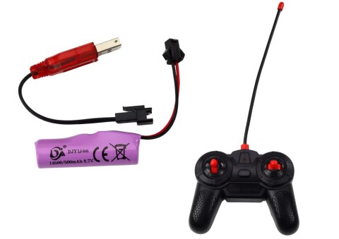 LEAN Toys Wyścigówka Zdalnie Sterowana RC 1:12 Srebrna Światła Dźwięki