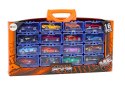 LEAN Toys Zestaw Autek Resoraków W Walizce Metalowe 16 Sztuk