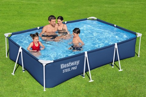 Bestway Basen Ogrodowy Stelażowy 300 cm x 201 cm x 66 cm Bestway 56404 Bestway Basen Ogrodowy Stelażowy 300 cm x 201 cm x 66 cm Bestway 56404