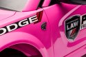 LEAN CARS Auto Na Akumulator Dodge Charger Policyjny Różowy