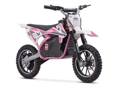 LEAN CARS Motor Crossowy TRAIL KING Na Akumulator HP114E Różowy LEAN CARS Motor Crossowy TRAIL KING Na Akumulator HP114E Różowy