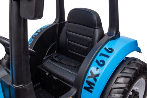 LEAN CARS Traktor Na Akumulator A011 24V Niebieski LEAN CARS Traktor Na Akumulator A011 24V Niebieski