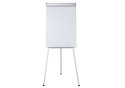 LEAN Tablica Magnetyczna Wielofunkcyjna Flipchart Na Trójnogu Biała 70x100cm