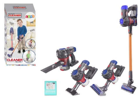 Odkurzacz Pionowy Zabawkowy Światła Dźwięki Czarny