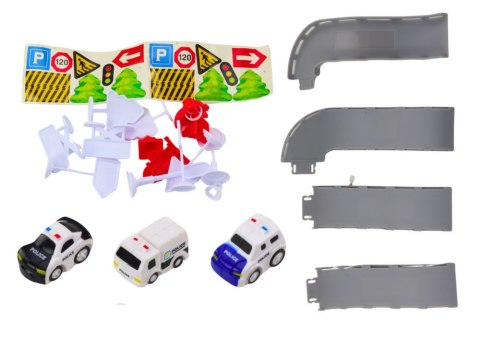 LEAN Toys Samolot Interaktywny Do Rozłożenia Komisariat Policji 2w1 DIY