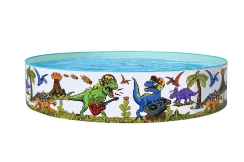 Bestway Basen Ogrodowy Dinozaury 183 cm x 38 cm Bestway 55022 Bestway Basen Ogrodowy Dinozaury 183 cm x 38 cm Bestway 55022