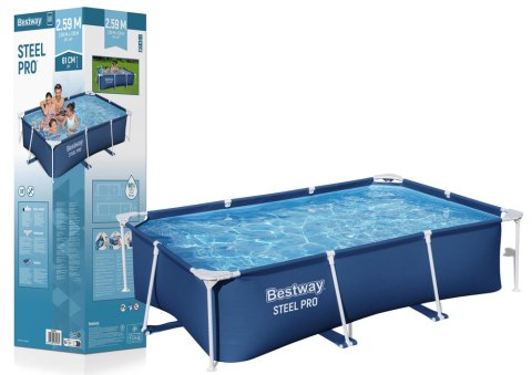 Bestway Basen Ogrodowy Stelażowy 259 x 170 x 61cm Bestway 56403 Bestway Basen Ogrodowy Stelażowy 259 x 170 x 61cm Bestway 56403