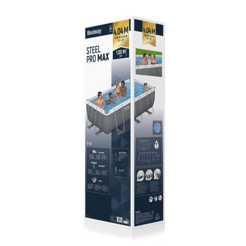Bestway Basen Stelażowy 404 x 201 x 100 cm Bestway 56442 Bestway Basen Stelażowy 404 x 201 x 100 cm Bestway 56442