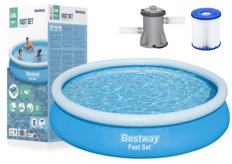 Bestway Dmuchany Basen Rozporowy 366 x 76 cm Bestway 57274 Bestway Dmuchany Basen Rozporowy 366 x 76 cm Bestway 57274