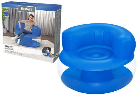 Bestway Dmuchany Fotel Niebieski112 x 112 x 70 cm Bestway 75138 Bestway Dmuchany Fotel Niebieski112 x 112 x 70 cm Bestway 75138