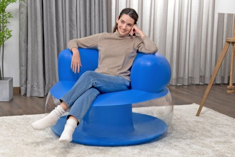 Bestway Dmuchany Fotel Niebieski112 x 112 x 70 cm Bestway 75138 Bestway Dmuchany Fotel Niebieski112 x 112 x 70 cm Bestway 75138