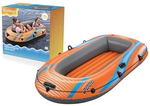 Bestway Dmuchany Ponton 193 x 106 x 31 cm Bestway 61139 Bestway Dmuchany Ponton 193 x 106 x 31 cm Bestway 61139
