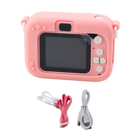 LEAN Toys Aparat Cyfrowy Dla Dzieci Jednorożec Różowy 48Mpx HD 1080P