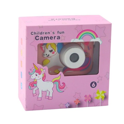 LEAN Toys Aparat Cyfrowy Dla Dzieci Jednorożec Różowy 48Mpx HD 1080P