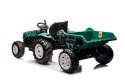 LEAN CARS Traktor Na Akumulator HC-306 Z Przyczepą Ciemno Zielony 24V
