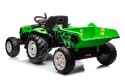 LEAN CARS Traktor Na Akumulator HC-306 Z Przyczepą Jasno Zielony 24V