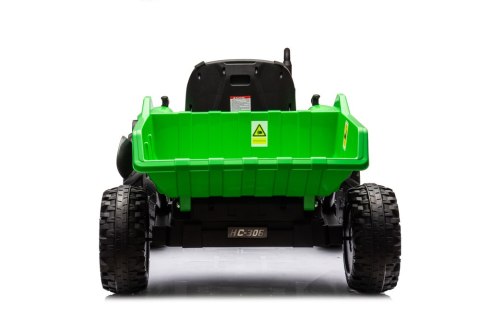 LEAN CARS Traktor Na Akumulator HC-306 Z Przyczepą Jasno Zielony 24V LEAN CARS Traktor Na Akumulator HC-306 Z Przyczepą Jasno Zielony 24V