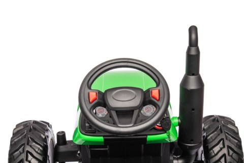 LEAN CARS Traktor Na Akumulator HC-306 Z Przyczepą Jasno Zielony 24V LEAN CARS Traktor Na Akumulator HC-306 Z Przyczepą Jasno Zielony 24V