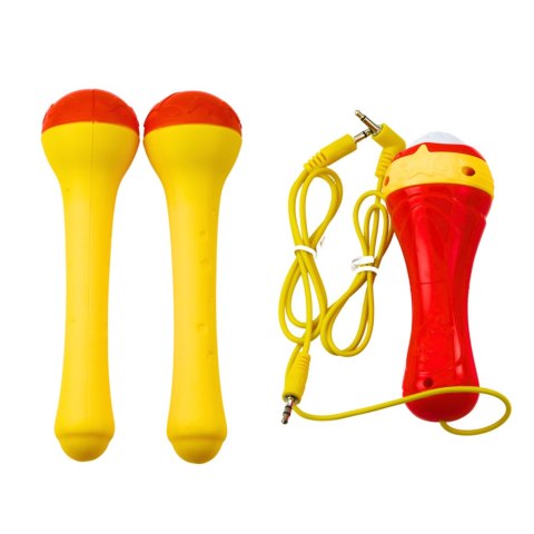 LEAN Toys Bębenek Dla Dzieci Muzyczny Interaktywny Światła Dźwięki Różowy
