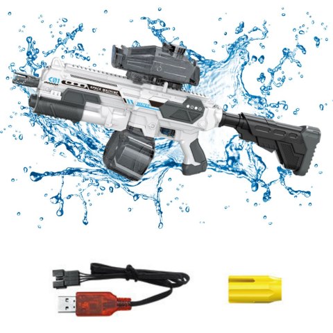 LEAN Toys Karabin M16 Pistolet Kosmiczny Na Wodę Elektryczny 1350ml
