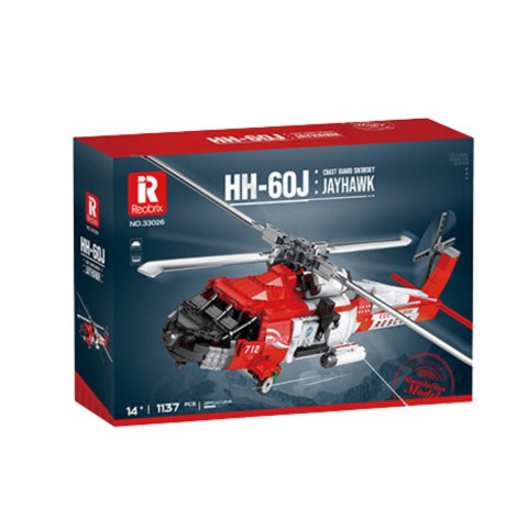 LEAN Toys Klocki Konstrukcyjne Helikopter Ratunkowy HH-60J Jayhawk 1137el