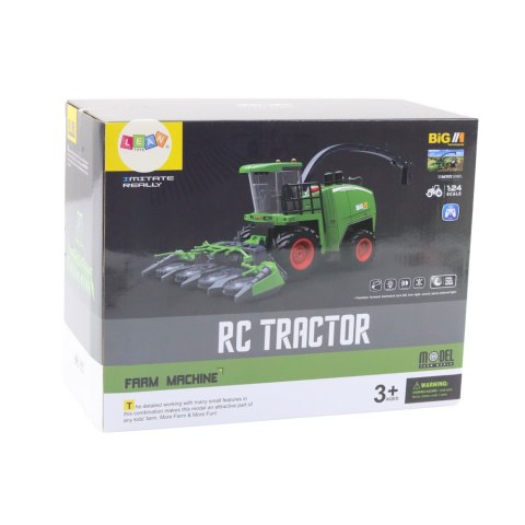 LEAN Toys Kombajn Rolniczy Heder Do Zboża i Kukurydzy Zdalnie Sterowany RC 1:24