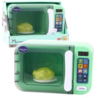 LEAN Toys Mikrofala Dla Dzieci Obrotowa Kurczak Światła Dźwięki Zielona